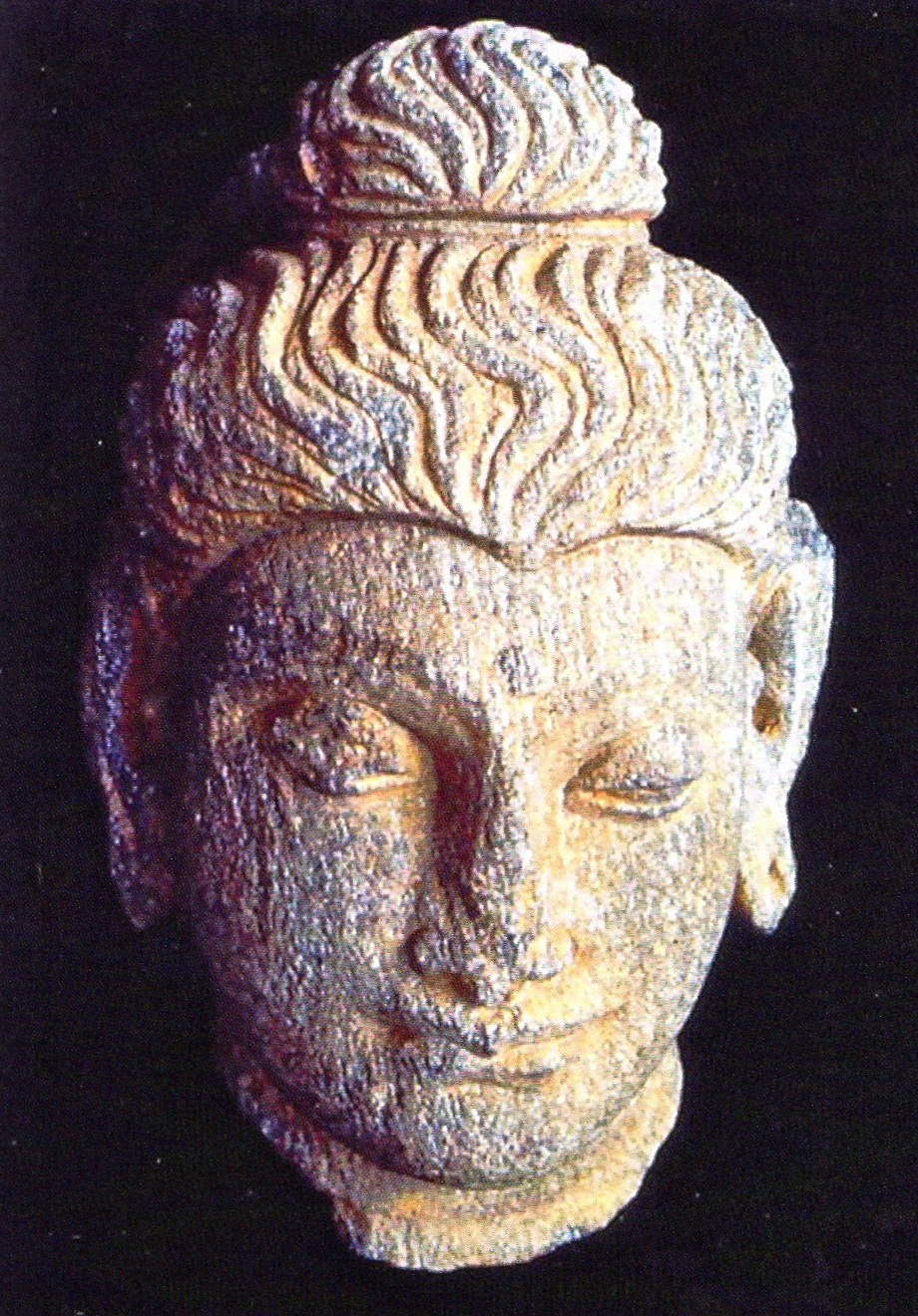 Kopf eines Buddha